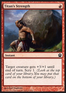 Titan's Strength - Theros (Common) [THS-145]