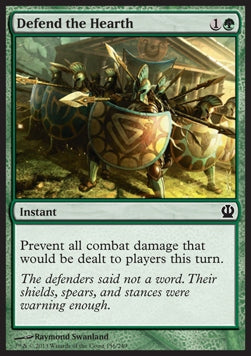 Defend the Hearth - Theros (Common) [THS-156]