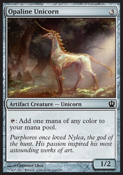 Opaline Unicorn - Theros (Common) [THS-218]
