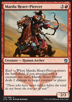 Mardu Heart-Piercer⁣ - Khans of Tarkir⁣ (Uncommon)⁣ [116]