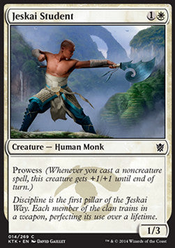 Jeskai Student⁣ - Khans of Tarkir⁣ (Common)⁣ [14]