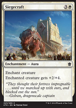 Siegecraft⁣ - Khans of Tarkir⁣ (Common)⁣ [23]