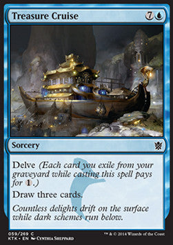 Treasure Cruise⁣ - Khans of Tarkir⁣ (Common)⁣ [59]