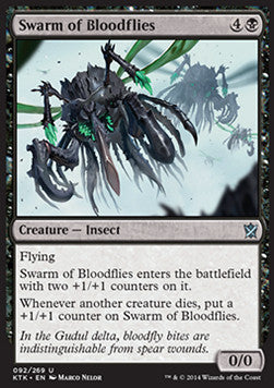 Swarm of Bloodflies⁣ - Khans of Tarkir⁣ (Uncommon)⁣ [92]