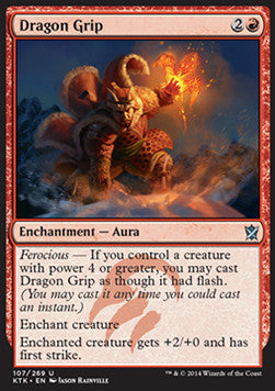 Dragon Grip⁣ - Khans of Tarkir⁣ (Uncommon)⁣ [107]