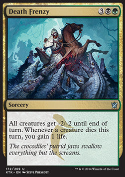 Death Frenzy⁣ - Khans of Tarkir⁣ (Uncommon)⁣ [172]