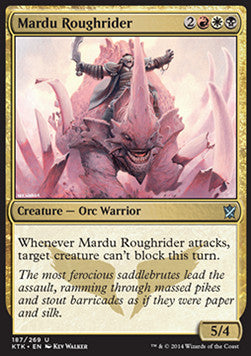 Mardu Roughrider⁣ - Khans of Tarkir⁣ (Uncommon)⁣ [187]