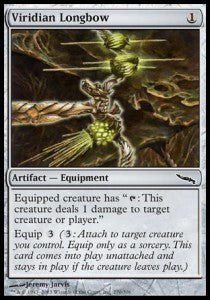 Viridian Longbow⁣ - Mirrodin⁣ (Common)⁣ [270]