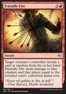 Friendly Fire⁣ - Fate Reforged⁣ (Uncommon)⁣ [101]