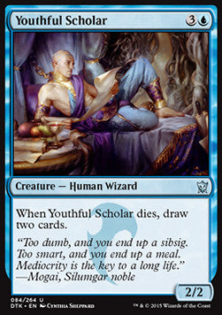 Youthful Scholar⁣ - Dragons of Tarkir⁣ (Uncommon)⁣ [84]