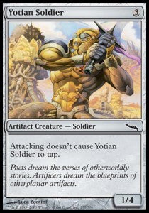 Yotian Soldier⁣ - Mirrodin⁣ (Common)⁣ [277]