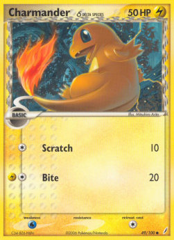 Charmander δ Delta Species⁣ - EX Crystal Guardians⁣ (Common)⁣ [49]