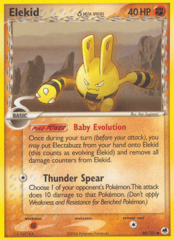Elekid δ Delta Species⁣ - EX Dragon Frontiers⁣ (Common)⁣ [48]