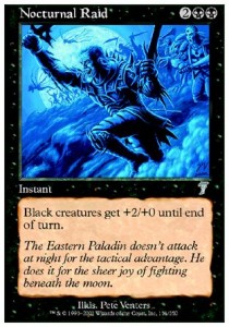 Nocturnal Raid - Seventh Edition (Uncommon) [7ED-151]