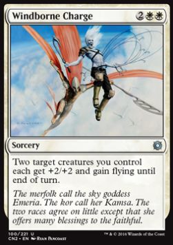 Windborne Charge⁣ - Conspiracy: Take the Crown⁣ (Uncommon)⁣ [100]