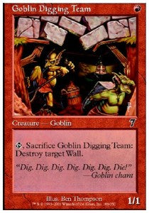 Goblin Digging Team⁣ - Seventh Edition⁣ (Common)⁣ [186]