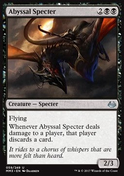 Abyssal Specter⁣ - Modern Masters 2017⁣ (Uncommon)⁣ [59]