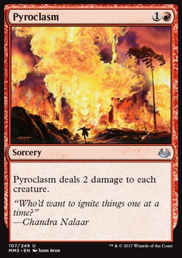 Pyroclasm⁣ - Modern Masters 2017⁣ (Uncommon)⁣ [107]