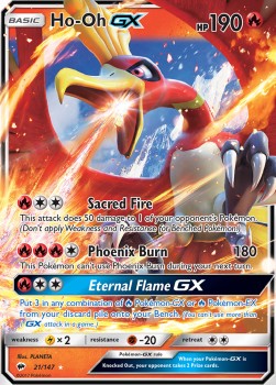 Ho-Oh GX - Burning Shadows (Ultra Rare) [BUS-21]