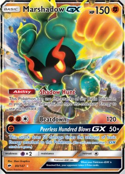 Marshadow GX - Burning Shadows (Ultra Rare) [BUS-80]