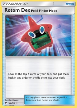 Rotom Dex Poké Finder Mode⁣ - Burning Shadows⁣ (Uncommon)⁣ [122]