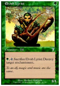 Elvish Lyrist - Seventh Edition (Uncommon) [7ED-241]