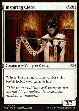 Inspiring Cleric⁣ - Ixalan⁣ (Uncommon)⁣ [16]