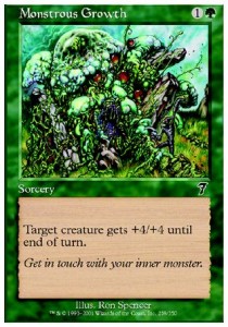 Monstrous Growth - Seventh Edition (Common) [7ED-258]