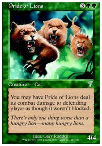 Pride of Lions - Seventh Edition (Uncommon) [7ED-261]