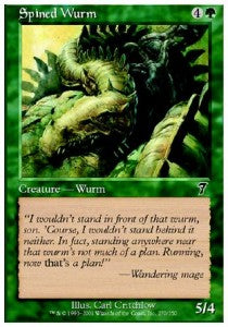 Spined Wurm⁣ - Seventh Edition⁣ (Common)⁣ [270]