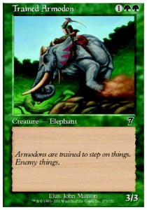 Trained Armodon - Seventh Edition (Common) [7ED-275]