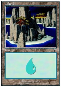 Island (V.1)⁣ - Seventh Edition⁣ (Land)⁣ [332]