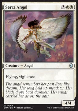 Serra Angel⁣ - Dominaria⁣ (Uncommon)⁣ [33]