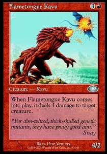 Flametongue Kavu⁣ - Planeshift⁣ (Uncommon)⁣ [60]