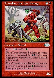 Thunderscape Battlemage⁣ - Planeshift⁣ (Uncommon)⁣ [75]