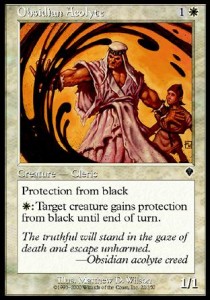 Obsidian Acolyte⁣ - Invasion⁣ (Common)⁣ [22]