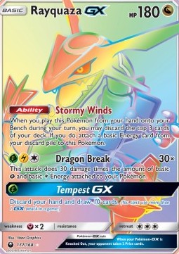 Rayquaza GX⁣ - Celestial Storm⁣ (Secret Rare)⁣ [177]