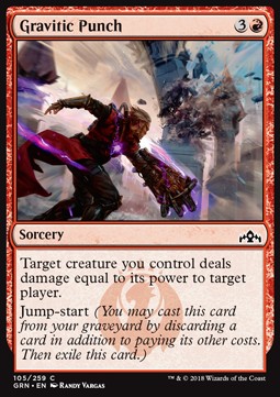 Gravitic Punch⁣ - Guilds of Ravnica⁣ (Common)⁣ [105]