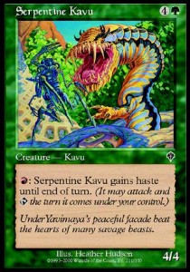 Serpentine Kavu⁣ - Invasion⁣ (Common)⁣ [211]