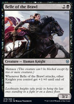 Belle of the Brawl⁣ - Throne of Eldraine⁣ (Uncommon)⁣ [78]