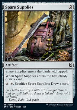Spare Supplies⁣ - Zendikar Rising⁣ (Common)⁣ [254]