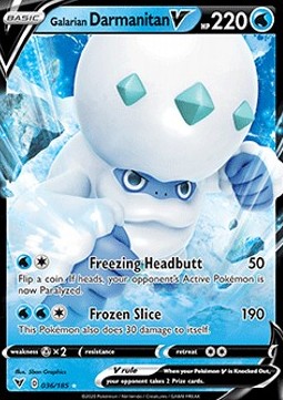 Galarian Darmanitan V - Vivid Voltage (Ultra Rare) [VIV-36]