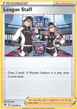 League Staff⁣ - Vivid Voltage⁣ (Uncommon)⁣ [153]