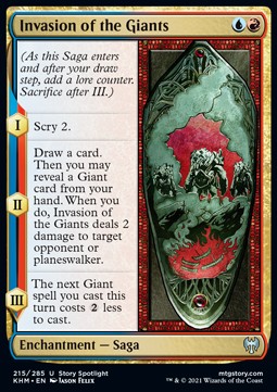 Invasion of the Giants⁣ - Kaldheim⁣ (Uncommon)⁣ [215]