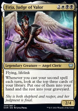 Firja, Judge of Valor⁣ - Kaldheim⁣ (Uncommon)⁣ [209]
