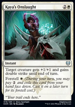 Kaya's Onslaught⁣ - Kaldheim⁣ (Uncommon)⁣ [18]