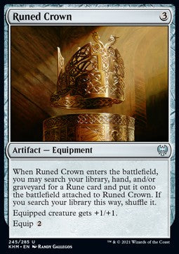 Runed Crown⁣ - Kaldheim⁣ (Uncommon)⁣ [245]