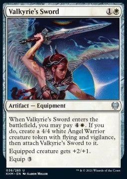Valkyrie's Sword⁣ - Kaldheim⁣ (Uncommon)⁣ [36]