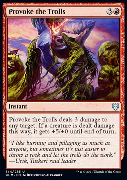 Provoke the Trolls⁣ - Kaldheim⁣ (Uncommon)⁣ [144]