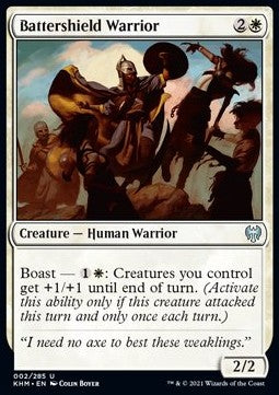 Battershield Warrior⁣ - Kaldheim⁣ (Uncommon)⁣ [2]